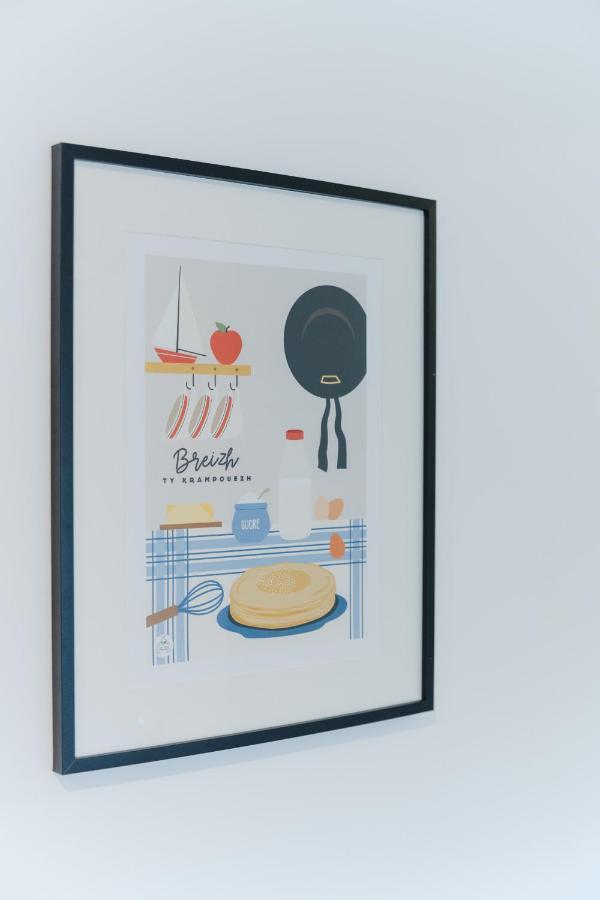 Ty Melen - Charmante Maison Bretonne Proche Mer Plouguerneau Extérieur photo